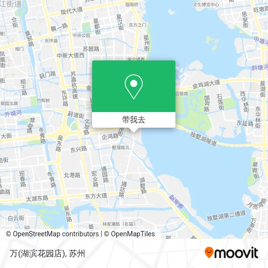 万(湖滨花园店)地图