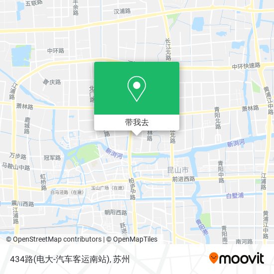 434路(电大-汽车客运南站)地图