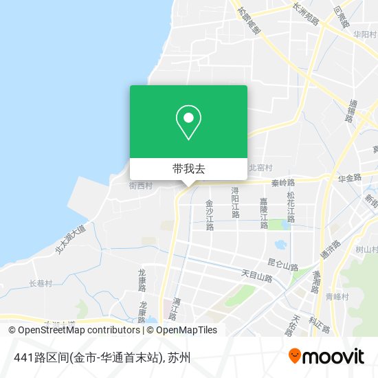 441路区间(金市-华通首末站)地图