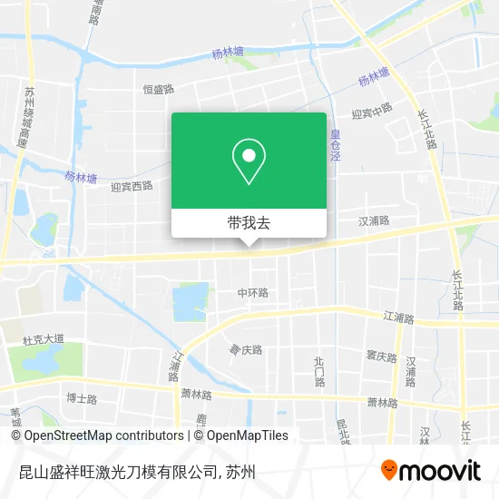 昆山盛祥旺激光刀模有限公司地图