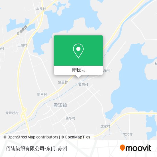 佰陆染织有限公司-东门地图