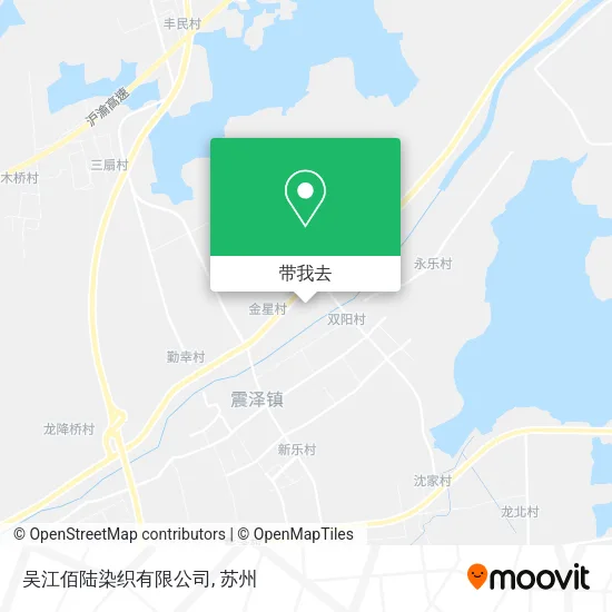 吴江佰陆染织有限公司地图