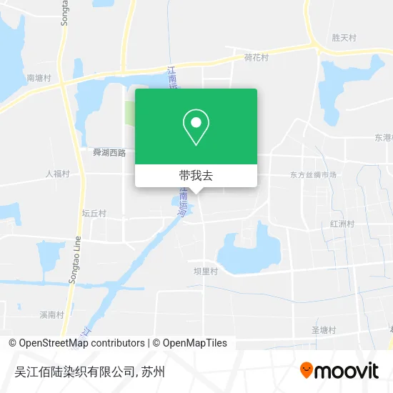 吴江佰陆染织有限公司地图