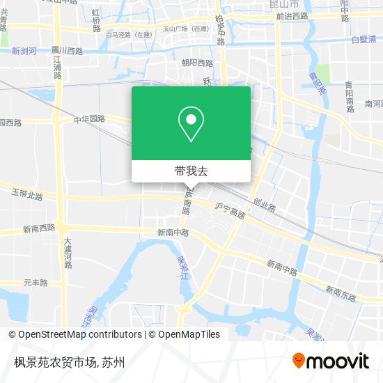 枫景苑农贸市场地图