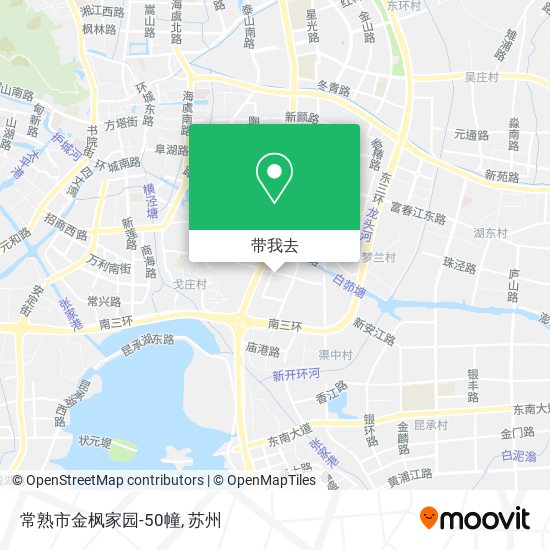 常熟市金枫家园-50幢地图
