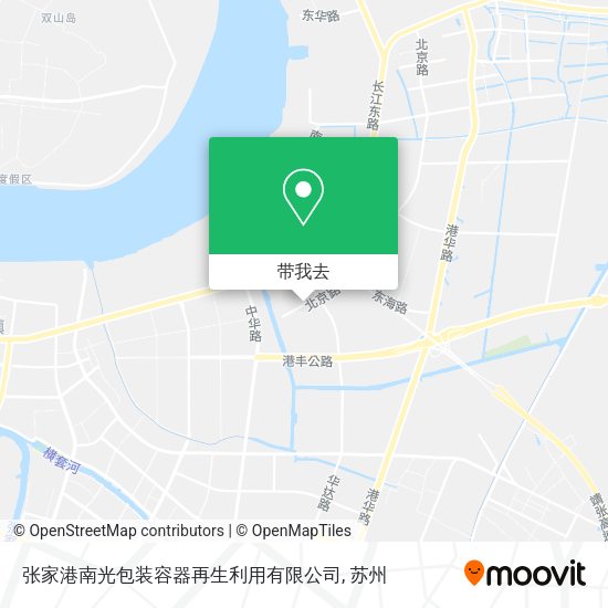 张家港南光包装容器再生利用有限公司地图