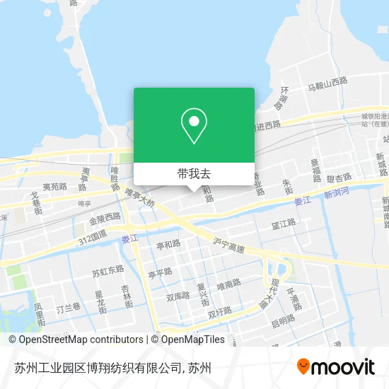 苏州工业园区博翔纺织有限公司地图