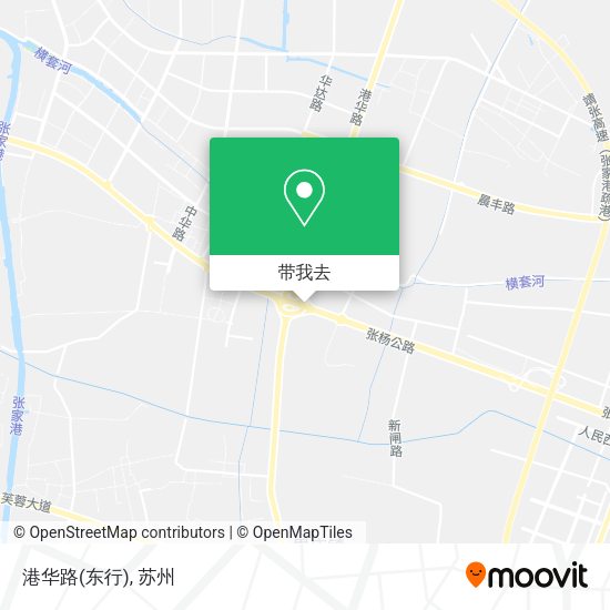 港华路(东行)地图