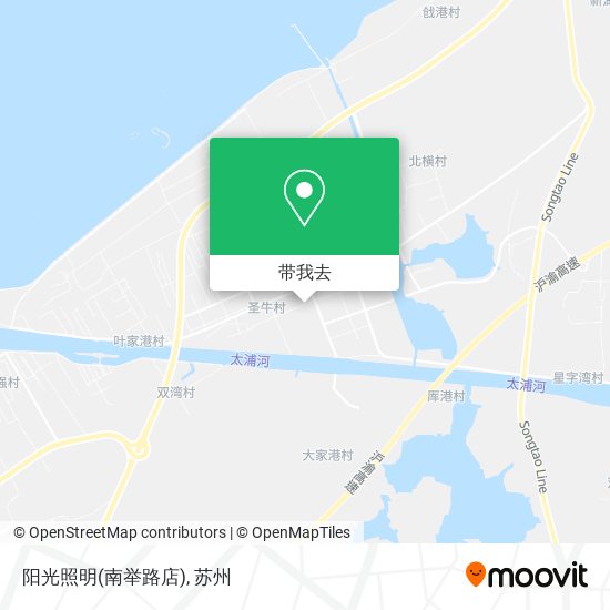 阳光照明(南举路店)地图