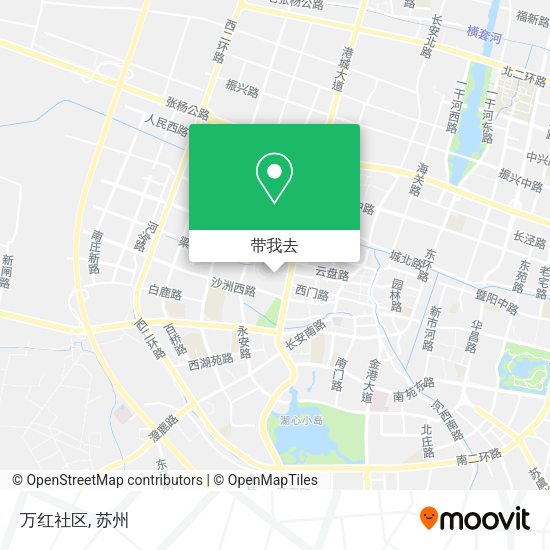 万红社区地图
