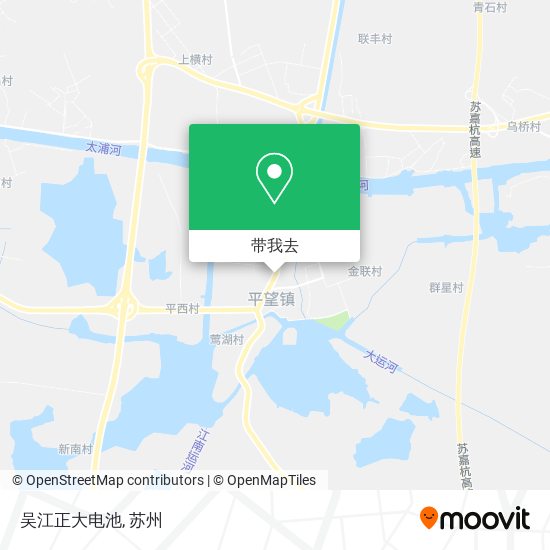 吴江正大电池地图