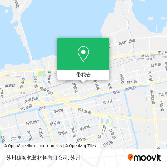 苏州雄海包装材料有限公司地图