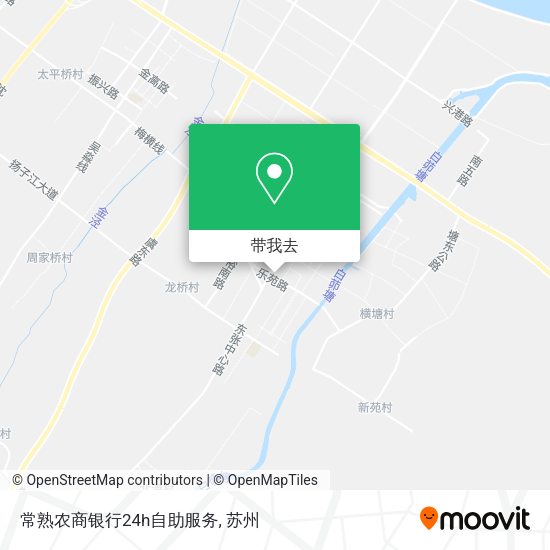 常熟农商银行24h自助服务地图