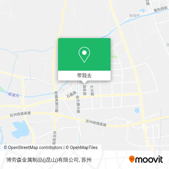博劳森金属制品(j昆山)有限公司地图