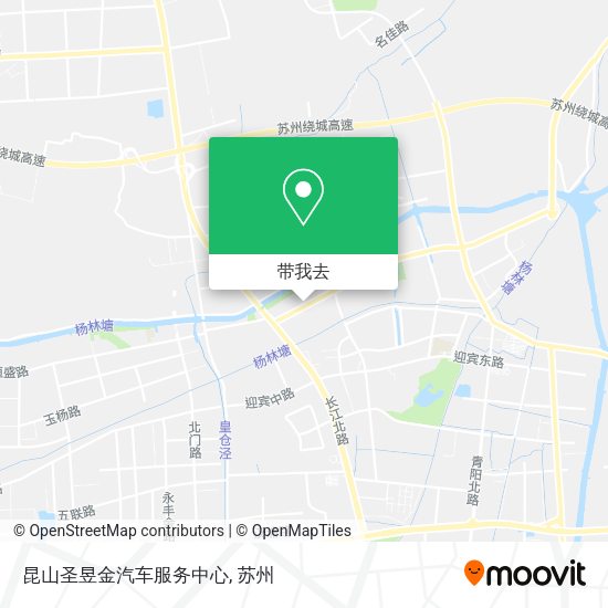 昆山圣昱金汽车服务中心地图