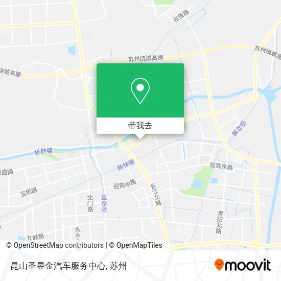 昆山圣昱金汽车服务中心地图