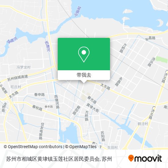 苏州市相城区黄埭镇玉莲社区居民委员会地图