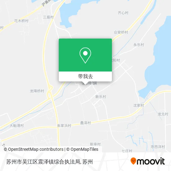 苏州市吴江区震泽镇综合执法局地图