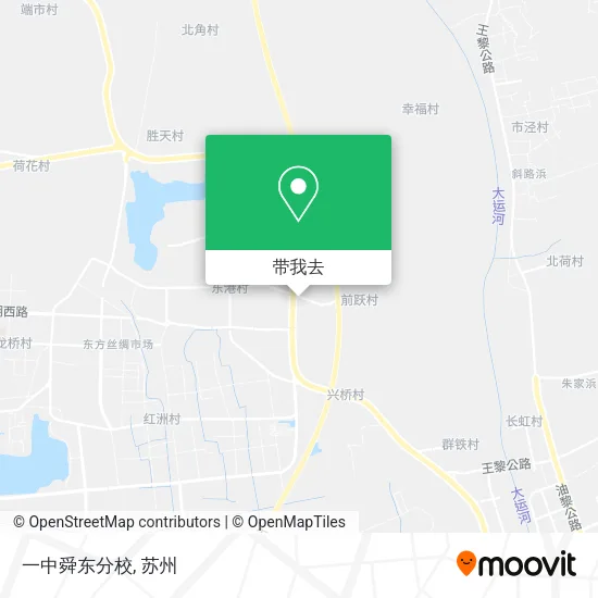 一中舜东分校地图