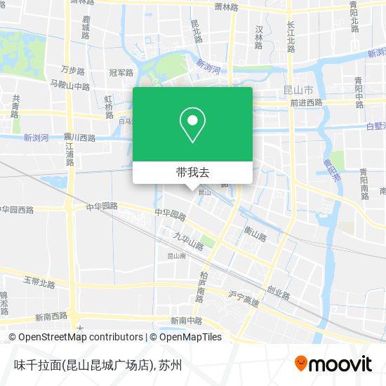 味千拉面(昆山昆城广场店)地图