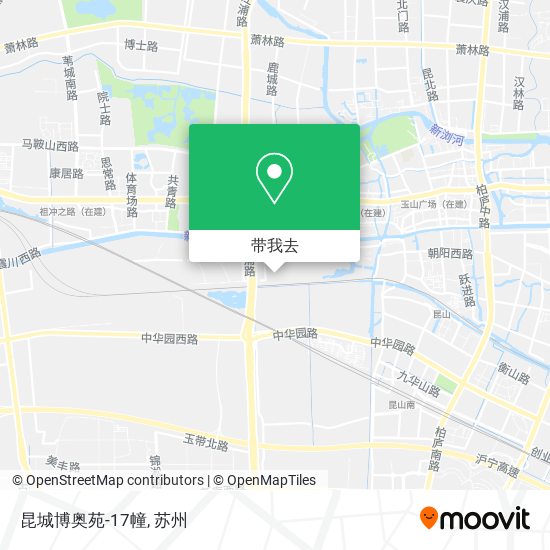 昆城博奥苑-17幢地图