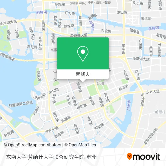 东南大学-莫纳什大学联合研究生院地图