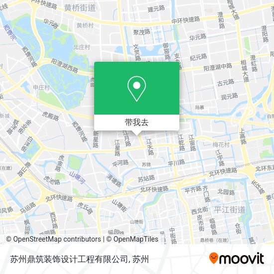 苏州鼎筑装饰设计工程有限公司地图