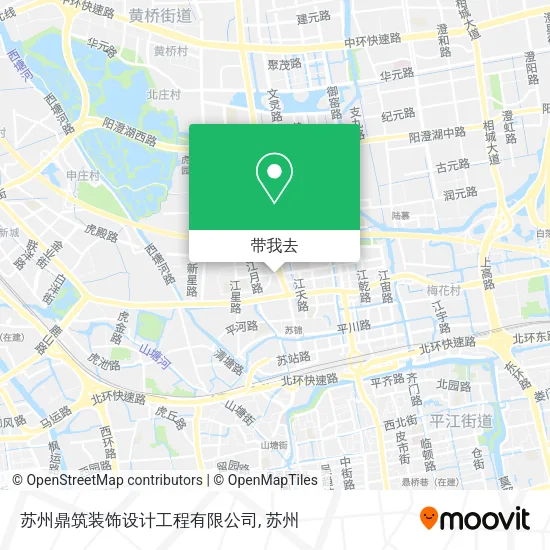 苏州鼎筑装饰设计工程有限公司地图