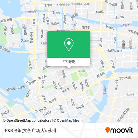 R&B巡茶(文荟广场店)地图