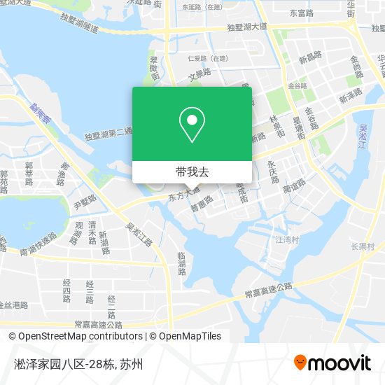 淞泽家园八区-28栋地图