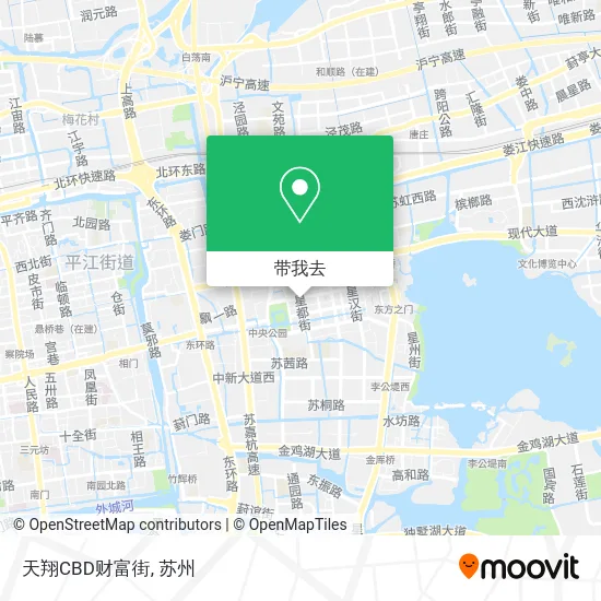 天翔CBD财富街地图