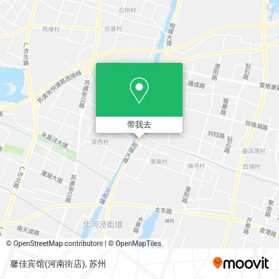 馨佳宾馆(河南街店)地图