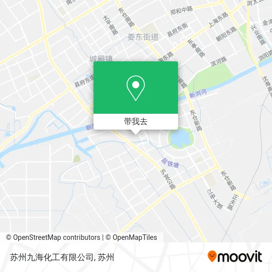苏州九海化工有限公司地图