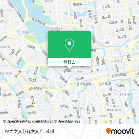 得力文具苏锦文具店地图