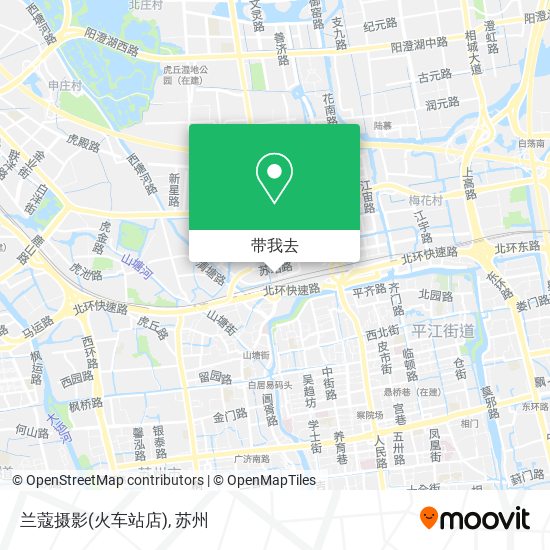 兰蔻摄影(火车站店)地图