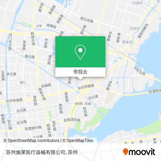 苏州施莱医疗器械有限公司地图