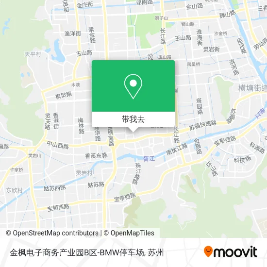 金枫电子商务产业园B区-BMW停车场地图