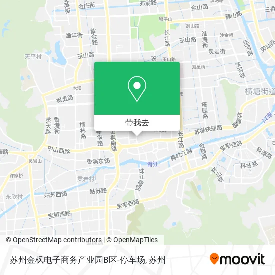 苏州金枫电子商务产业园B区-停车场地图