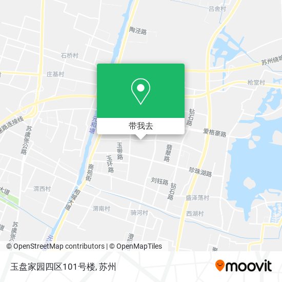 玉盘家园四区101号楼地图