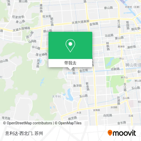 意利达-西北门地图