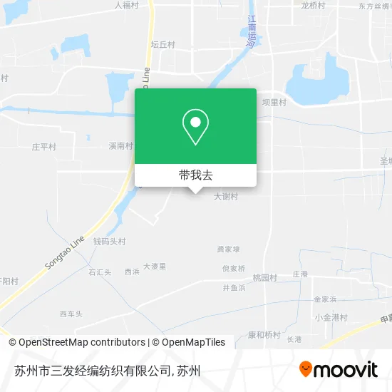 苏州市三发经编纺织有限公司地图
