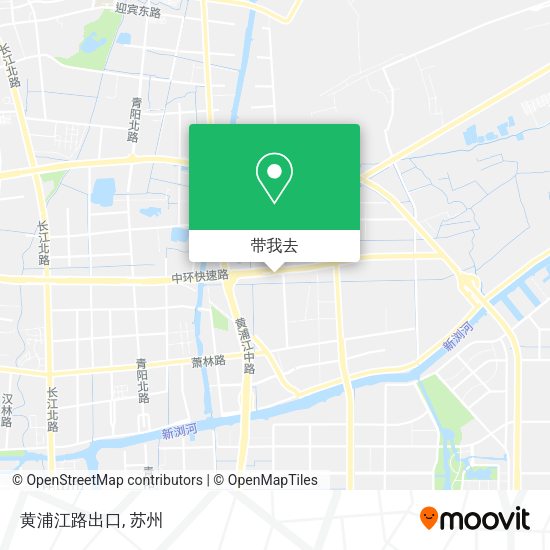黄浦江路出口地图