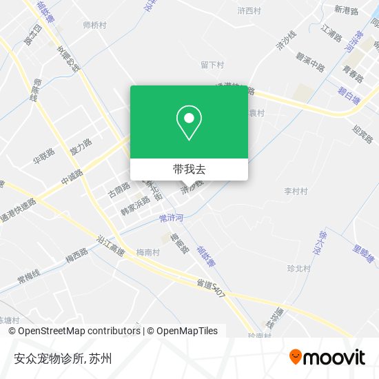 安众宠物诊所地图