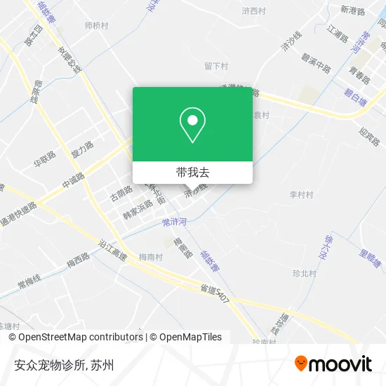 安众宠物诊所地图