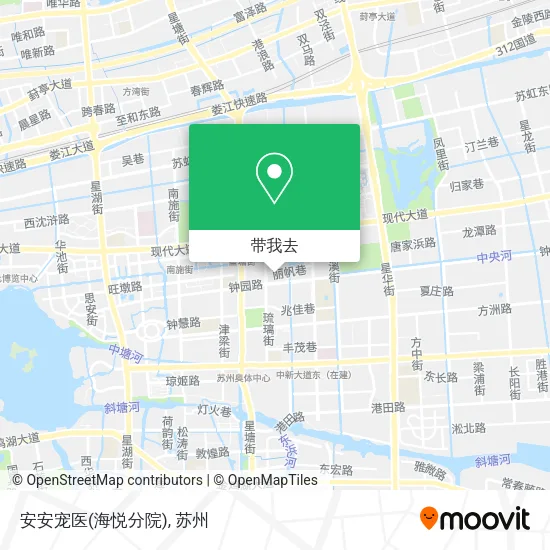安安宠医(海悦分院)地图