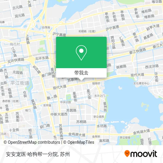 安安宠医·哈狗帮一分院地图