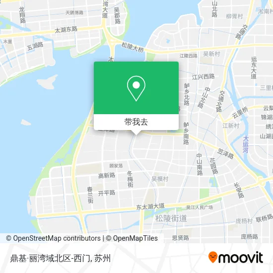 鼎基·丽湾域北区-西门地图