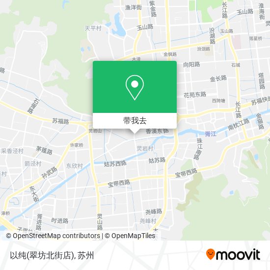 以纯(翠坊北街店)地图