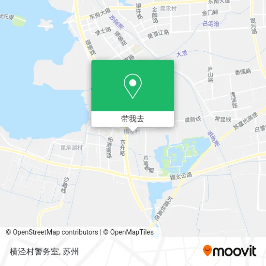 横泾村警务室地图