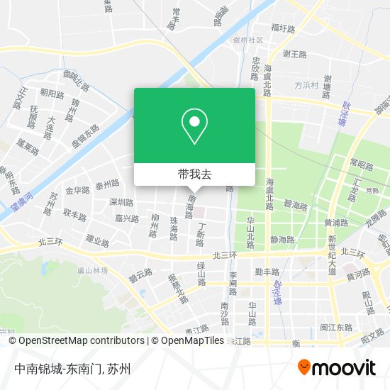中南锦城-东南门地图